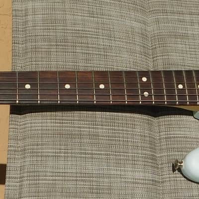Fender American Performer Mustang Electric Guitar Satin Sonic Blue 2025 image 6