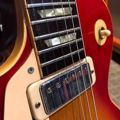 Gibson Les Paul Deluxe LEFTY 1978 - Cherry Sunburst Mini HB image 7