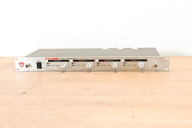 Nady U-41 Quad 4-Channel UHF Receiver (NO POWER SUPPLY) CG012N5 image 1