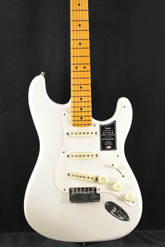 Fender American Ultra Luxe Vintage '50s Stratocaster White Blonde Maple Fingerboard image 1
