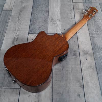 Lanikai MAS-CET All Solid Mahogant Tenor ‘Electo-Cutaway’ Including Styrofoam Case image 8