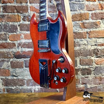 Gibson '61 Les Paul (SG) Tribute Electric Guitar (2013 - Cherry) image 14