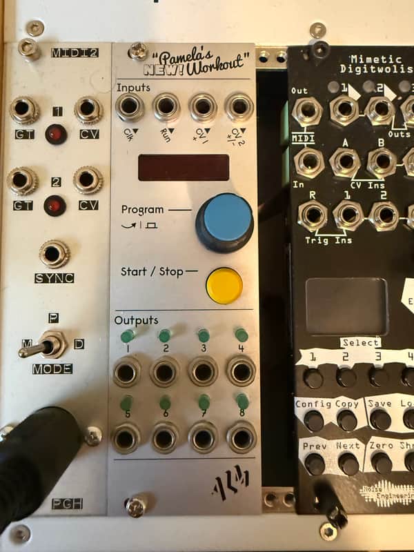 ALM/Busy Circuits ALM017 Pamela's NEW Workout Master Clock & Modulator Eurorack Synth Module 2017 - Present - Silver
