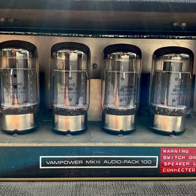 VINTAGE VAMP "VAMPOWER" MK III "AUDIO-PACK" 100 WATT - ALL ORIGINAL - EARLY 70'S - RARE - MADE IN UK image 12