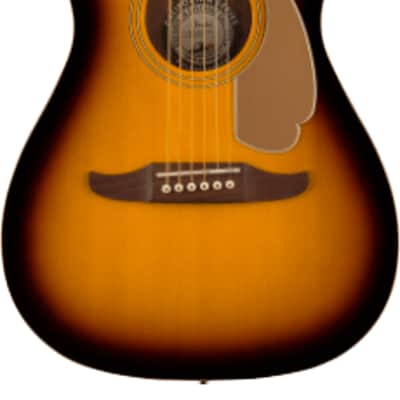 Fender California Series Malibu Player Parlor Acoustic Electric, Sunburst - Demo image 1