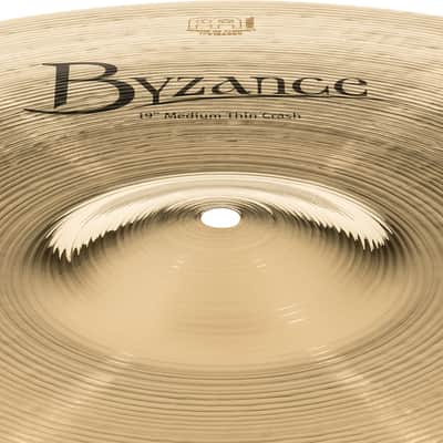 MEINL B19MTC-B Byzance Brilliant Medium Thin Crash 19 Zoll brilliant image 4