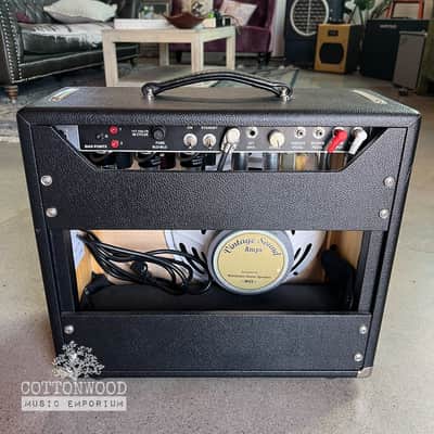 Vintage Sound Amps Vintage 15 1x12 Combo - Black/Silver with NOS Tubes & Premium Upgrades image 7