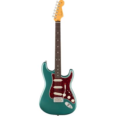 Fender American Professional Classic Stratocaster Rosewood Fingerboard - Faded Sherwood Green Metallic image 3