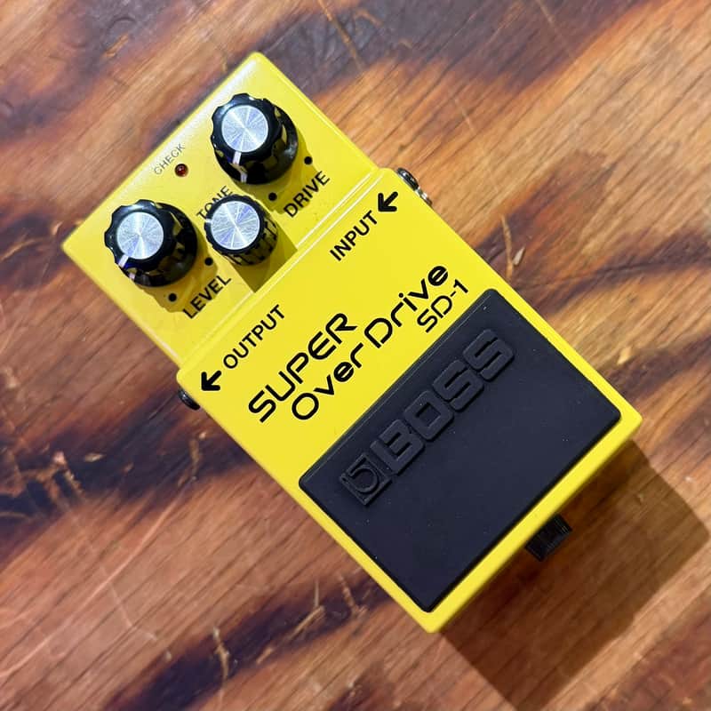 Boss SD-1 Super OverDrive (Silver Label) 1997 - Present - Yellow image 1