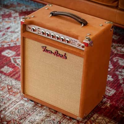 Two-Rock Studio Overdrive 35W 1x12 Combo - Tobacco Suede Cane Cloth Buckskin Piping image 2