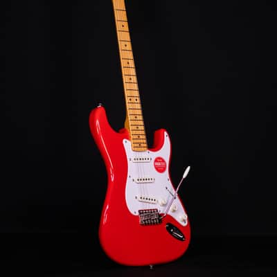 Squier Classic Vibe '50s Stratocaster, Maple FB, Fiesta Red image 8