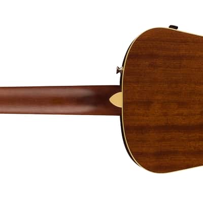 Fender California Series Malibu Player Parlor Acoustic Electric, Fiesta Red image 2