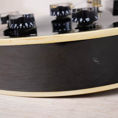 Orville LPC-75 Les Paul Custom MIJ 1990 Ebony Made in Japan w/ Bag image 9