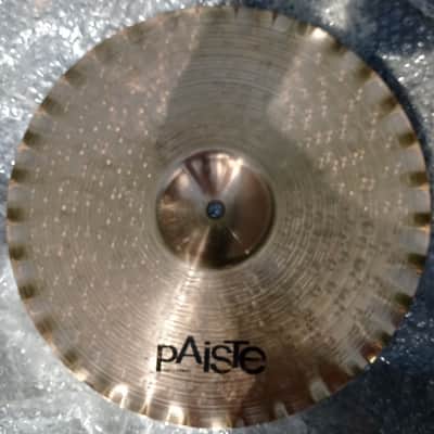 Paiste Black Alpha Slipknot edition Sound Edge Hi Hat 14" 2008-2010 - Black with Gold Slipknot logo image 6