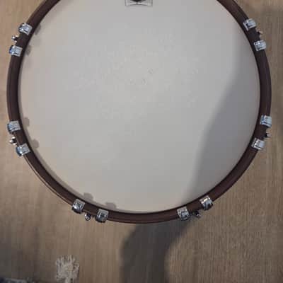 Craviotto Super Swing Snare Drum 2014 - Maple with Walnut Stained Hoops & Inlay image 3