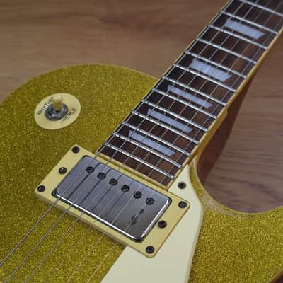 2006 Epiphone Les Paul Standard (Gold Glitter) image 5