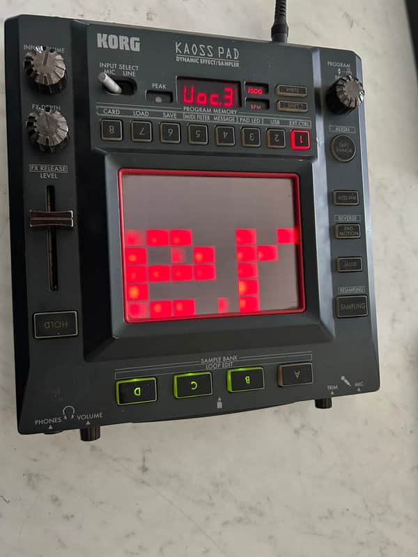 Korg KP3 Kaoss Pad 3 Dynamic Effect / Sampler | Reverb