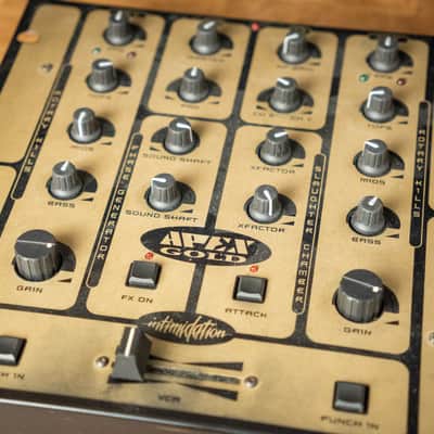Intimidation Apex Gold rotary DJ mixer (mid-90s) image 2