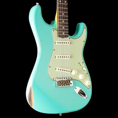 Fender Custom Shop 1960 Strat Relic RW Seafoam Green image 1