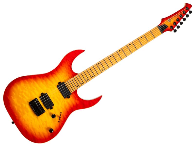 Spira S-500 QFB 500 Series Double Cutaway Mahogany Quilted Maple Top Canadian Roasted Maple Neck 6-String Electric Guitar image 1
