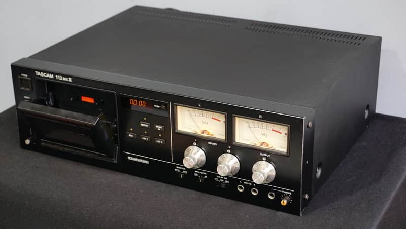 Tascam 112 MKii 90's - 00's Stereo Cassette Recorder 3U Rack | Reverb
