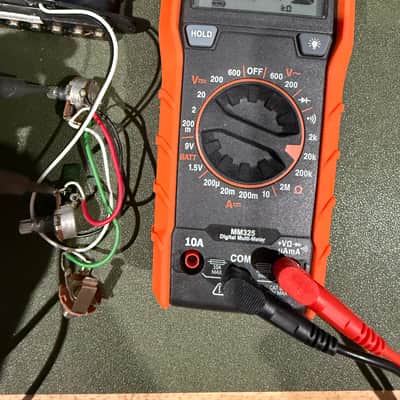 TESTED/PULLED OFF Squier Bronco Bass - Complete Pickup + Full Wiring Harness 2024 - White image 2