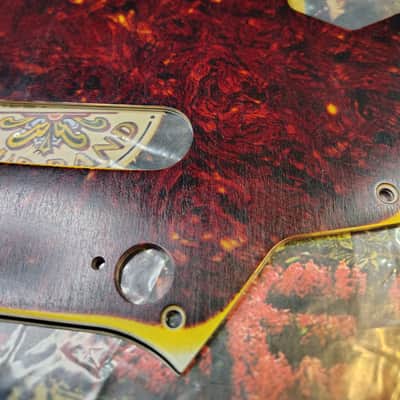 Squier Jaguar - Worn Tortoise Pickguard image 2