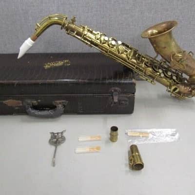 Martin HandCraft Low-Pitch Alto Saxophone, USA, Vintage Very Good Condition image 24