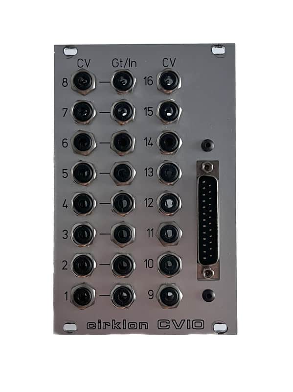 Sequentix Sequentix Cirklon Eurorack Breakout Module – 16 CV / 8 Gate - Silver image 1