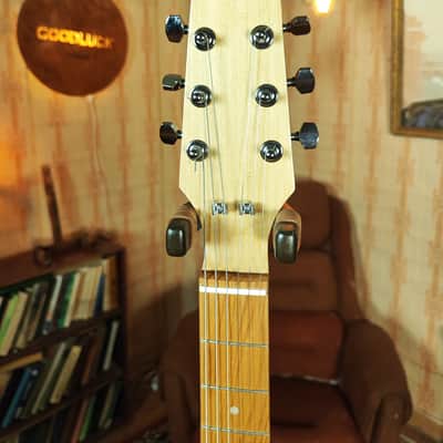 Orfeus Pirin Style Guitar Retro Eastern Europe Design USSR Reissue image 5