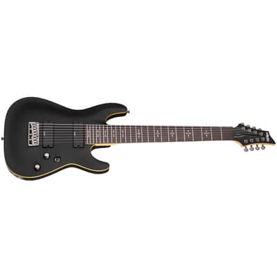 Demon 8 Aged Black Satin Schecter image 2