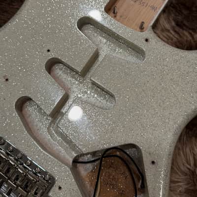 2023 Fender Custom Shop ‘65 NOS Stratocaster Loaded Body - Olympic White Sparkle image 4