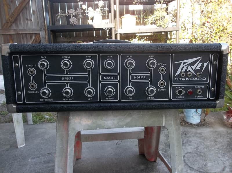 peavey amp head  standard 260H series  1980 black tolex image 1