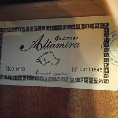 Altamira Mod N100 Solid Cedar Top Classical Guitar image 4