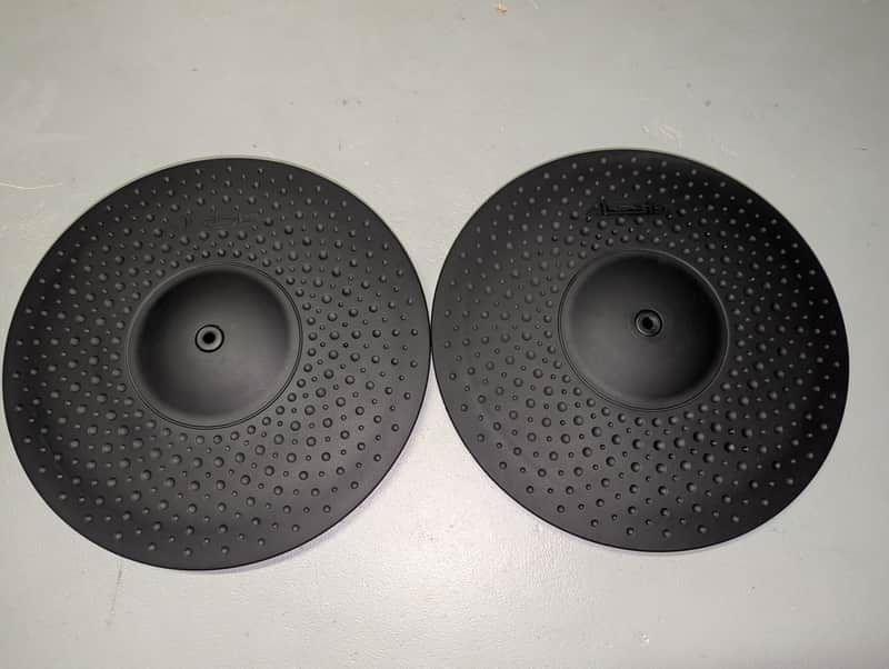 Alesis Strike Pro 14" Dual Trigger Crash Cymbal Electronic Pad - 2 Pack image 1