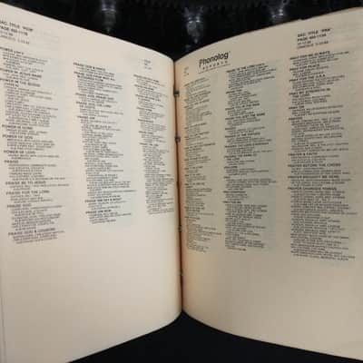Vintage Phonolog All-In-One Record Reporter 1988 image 4