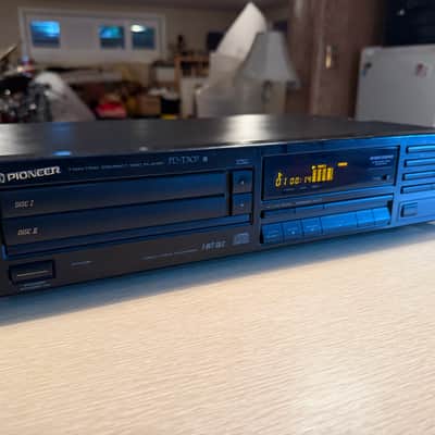 Pioneer PD-T307 Twin Tray 2 CD Compact Disc CD Player New Belts Very Rare🔥🎶 image 4