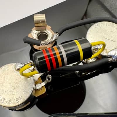 Gibson Les Paul Jr./SG Junior premium wiring harness- 50s style with 0.022uF Bumblebee capacitor image 3