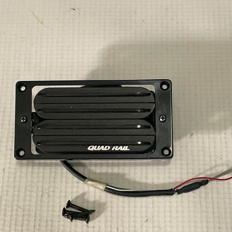 2000’s Kramer Quad Rail Bridge Humbucker Guitar Pickup Black