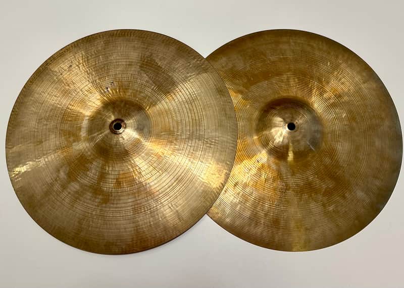 K Zildjian Istanbul 14” Intermediate Stamp Hi Hats 705 / 810 grams Perfect image 1