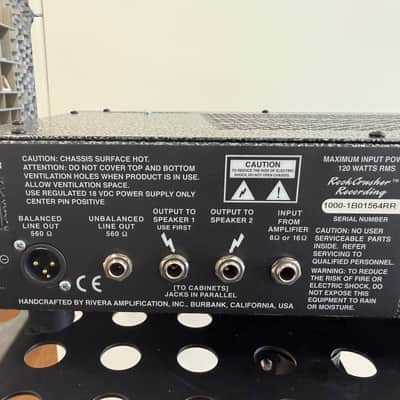 Rivera RockCrusher Recording Power Attenuator & Load Box 8/16 Ohm with EQ 2010s - Purple image 5