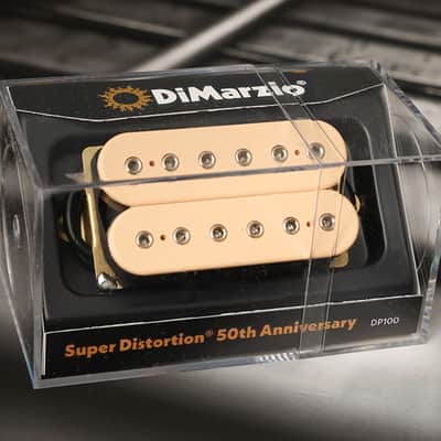 DiMarzio DP100CR Super Distortion Humbucker - Cream / Standard Spacing