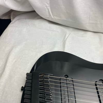 Kiesel Osiris Multiscale 8 Headless Baritone 8-string Guitar with Gig Bag 2018 - Jet Black image 3