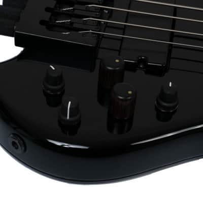 Muckelroy Custom Doubleneck Headless Bass 6-string Fretless 4-string Fretted 2016 Black *Video* image 5