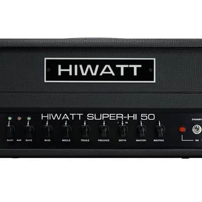 Hiwatt SUPER-HI 50 2-Channel 50W Head Amplifier w/ Extreme Gain image 1