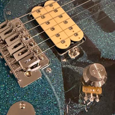 GD Guitars 2026 Super S – Aqua Teal Metallic Sparkle | GD Pickups Gamsbucker Equipped | Stainless Steel Frets | Hardshell Case | Single Humbucker image 7