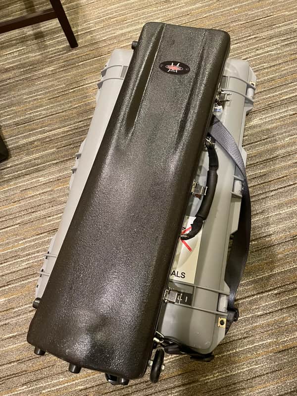 Manning Custom Triple Case for Soprano Sax, Clarinet, and Flute image 1