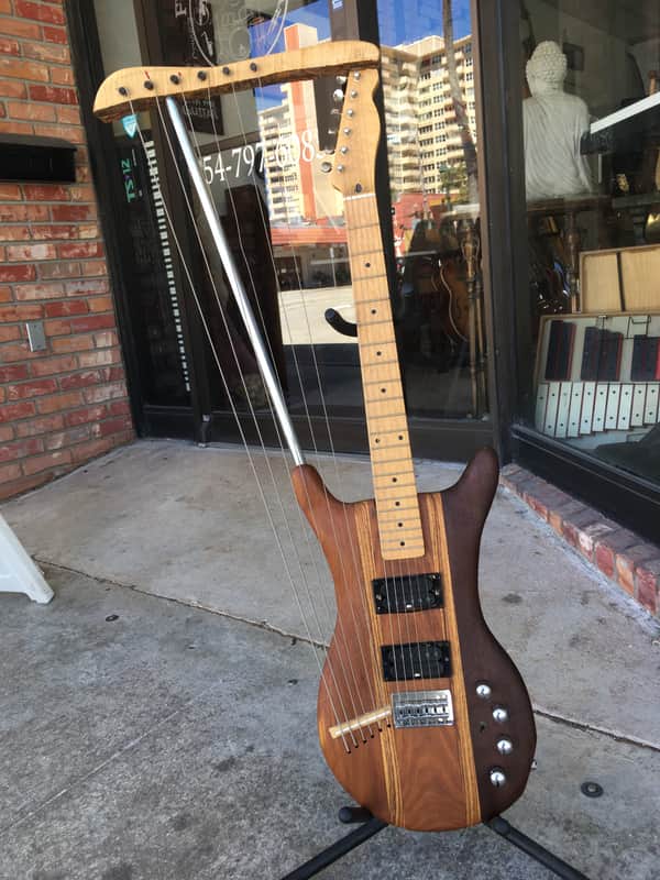 Full Circle Music Harp Guitar Handmade Electric Midi Harp Guitar image 1