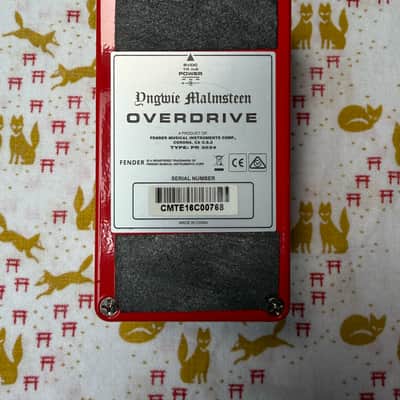 Fender Yngwie Malmsteen Overdrive 2010s - Red image 3