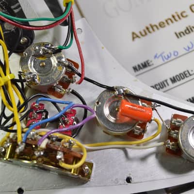 "TWO WORLDS" Fender Loaded Stratocaster Pickguard Hot Wired STARSHIFTER™ CORE image 6